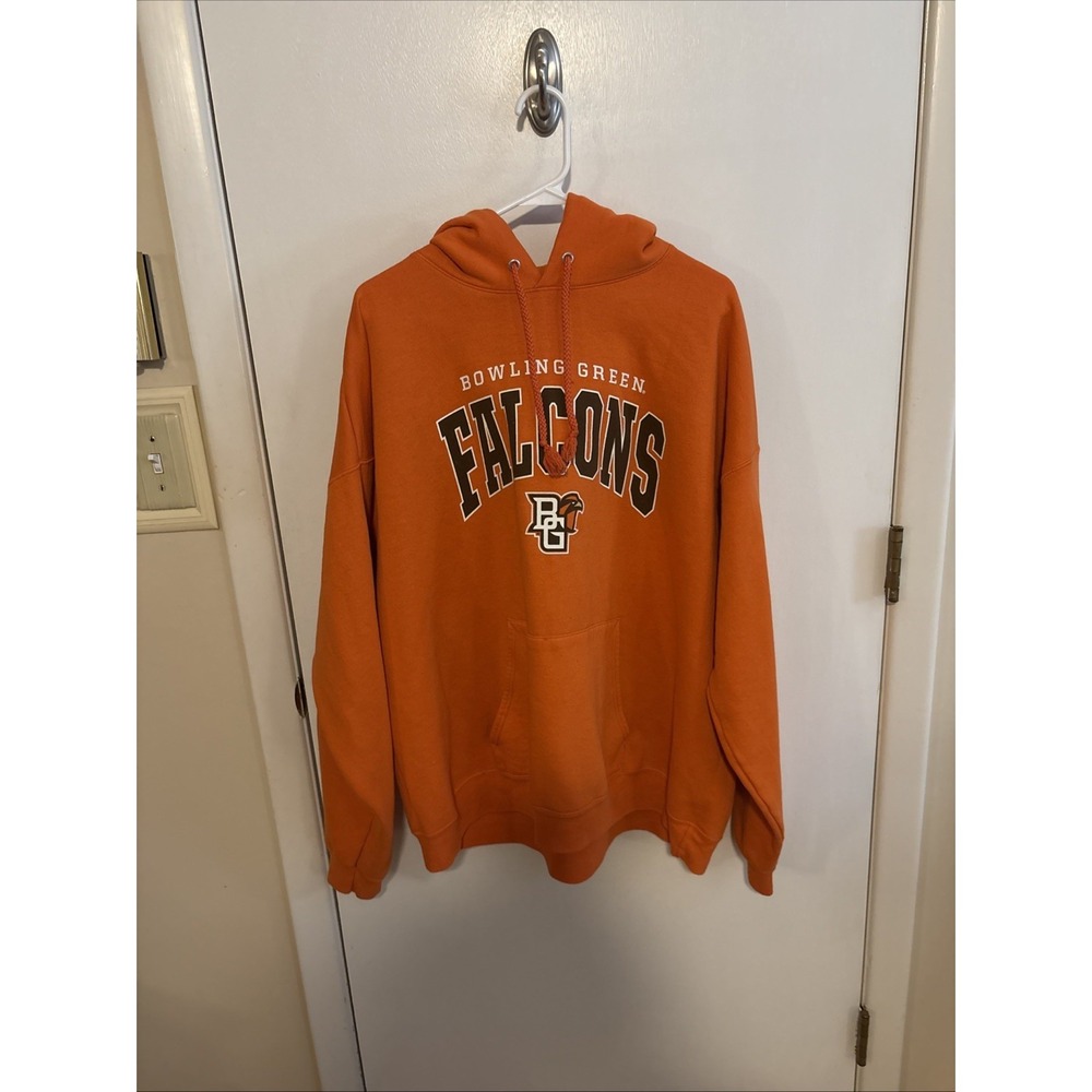 Vtg 90s Y2K Russell Athletic Mens 2XL Bowling Green Falcons University Hoodie